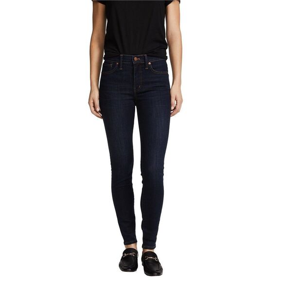 Madewell Women's 9" Mid-Rise Skinny Jeans 25W x 28L Larkspur